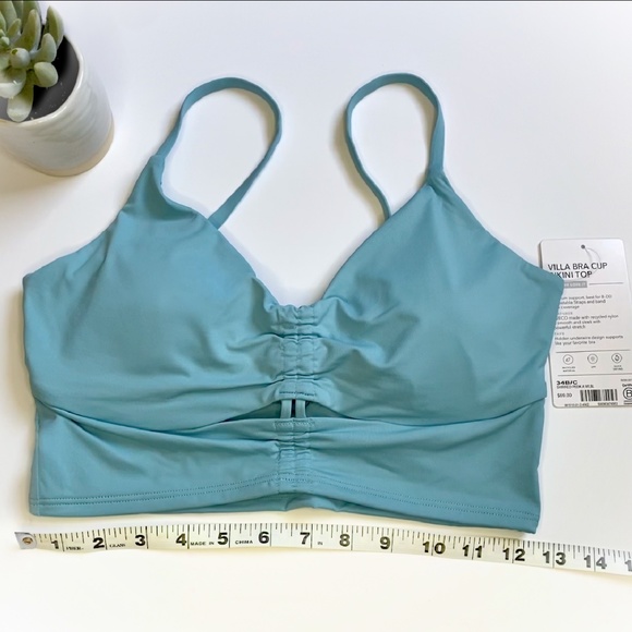 Athleta Villa Bra Cup Bikini Top Blue - Picture 4 of 8